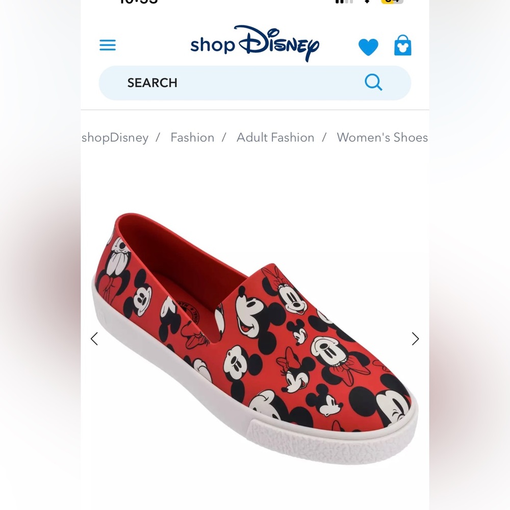 NWT MELISSA | Disney Mickey Minnie Mouse Ground Sneakers Size 7 Unisex - Picture 9 of 12